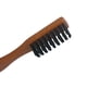 thumbnail image 2 of FELTECHELECTR Cepillo de pelo roto, diseño de peinado, cepillo para limpiar barba, mango de madera retro, cepillo de pelo roto para hombre, para tienda en casa, 2 of 6