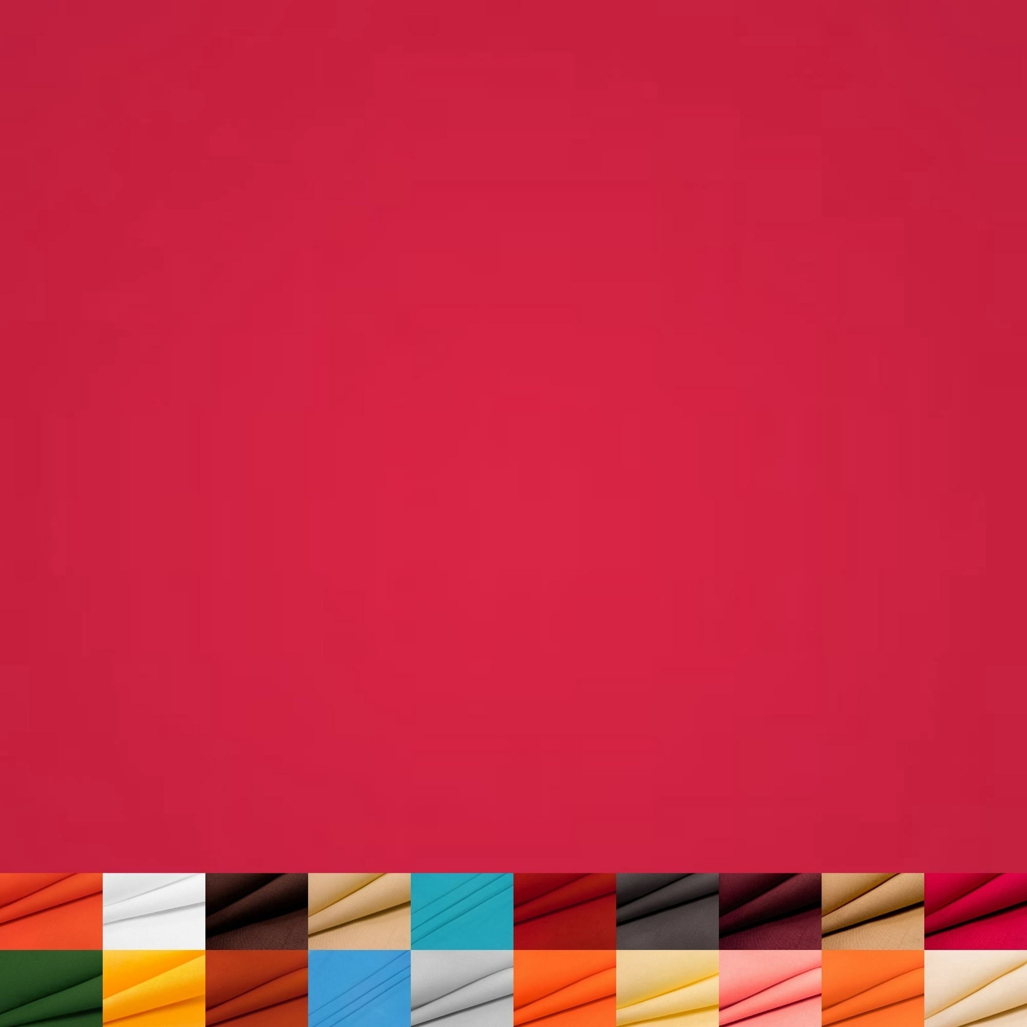 Waverly Inspirations 1 Yard Cut 100% Cotton Solid Fabric, Lipstick, 44" Wide for Quilting & Sewing