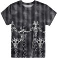 thumbnail image 1 of T-Shirt Respirant à Manches Courtes Tee Top Graphique Col Rond pour 3-16 Ans, 1 of 3