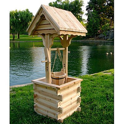 shine company seville square wishing well planter walmart com