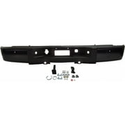 For Chevy Silverado 1500 2007 08 09 10 11 12 2013 Step Bumper Assembly | Rear | w/ Rear Object Sensor