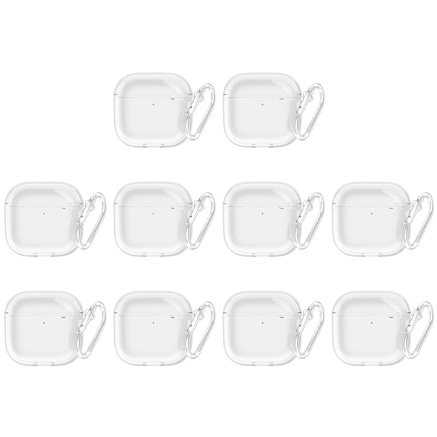 Funda Protectora Transparente Con Mosquetón TPU Cover para Apple Airpods 4 (2024)