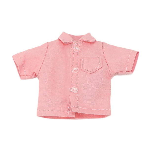 Camisa de corta para figura a escala 1/12, ropa de muñeca hecha a mano, disfraz de ropa en miniatura para figuras de 6 pulgadas. Rosa