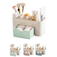 thumbnail image 4 of PENGXIANG Cosmetic Storage PP Plastic Makeup Tool Box Jewelry Brush Organizer Case Table Storage Supplies  Light Blue, 4 of 10
