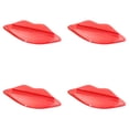 thumbnail image 1 of ZTTD Toothpaste Tube Squeezer, 4PCS Toothpaste Squeezer Roller Tool for Bathroom, Home Use, Cartoon Lip Shaped Toothpaste Tube Squeezer Roller, Red, 1 of 9
