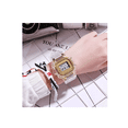 thumbnail image 2 of Reloj Transparente Estilo Retro  Dorado con transparente, 2 of 3