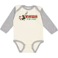 thumbnail image 3 of Inktastic Candy Cane Jesus Boys or Girls Long Sleeve Baby Bodysuit, 3 of 5