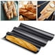 thumbnail image 5 of Moldes para pan, molde para baguette, molde para baguette, molde para pan, molde para pan francés para 3 baguettes, molde para baguette, molde para pan perforado para hornear pan francés,, 5 of 5