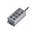 thumbnail image 1 of StarTech.com 6-Outlet Industrial Power Strip, EMI Isolation. Mountable - Power strip (wall mountable / surface mountable) - 125 V - input: NEMA 5-15P - output connectors: 6 (power NEMA 5-15R) - 8 ft cord - space gray, 1 of 9