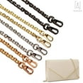 thumbnail image 5 of Gustavedesign 47 Inchs DIY Purse Metal Chain Strap Replacement Crossbody Shoulder Strap Handbag Iron Flat Chains -Black, 5 of 8