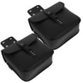thumbnail image 6 of Toyandona 1Pair Motorcycle Handlebar Bag Black PU Waterproof Saddlebag for Motorbike Storage Use, 6 of 9