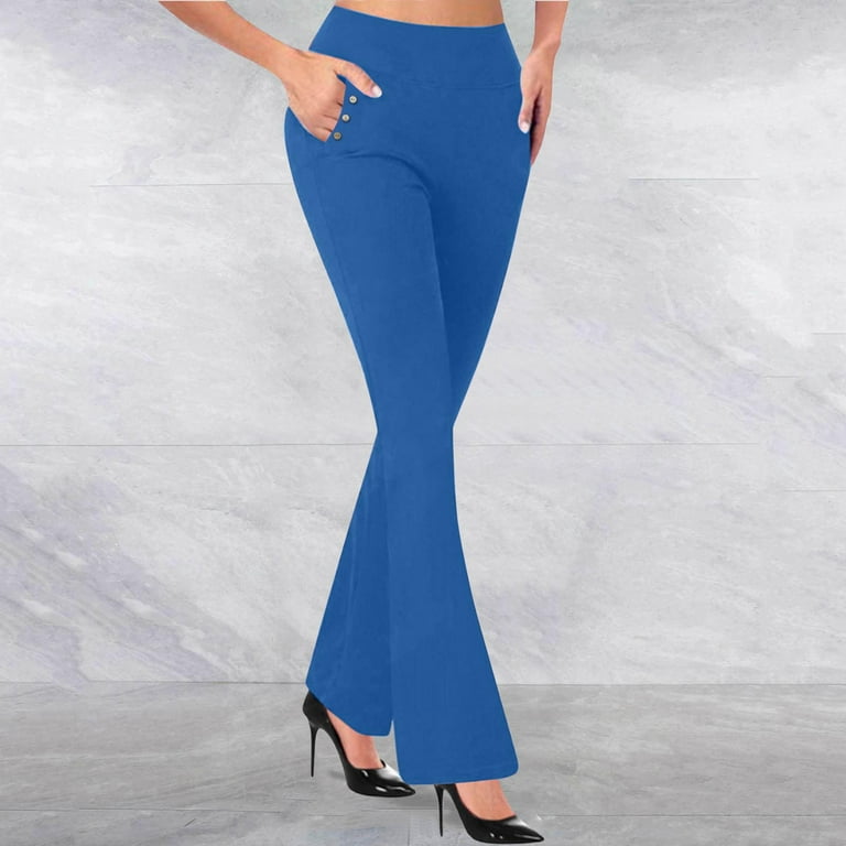 slim fit dress slacks Nydj Pull-On Flared Pants Black / Xs main image 1