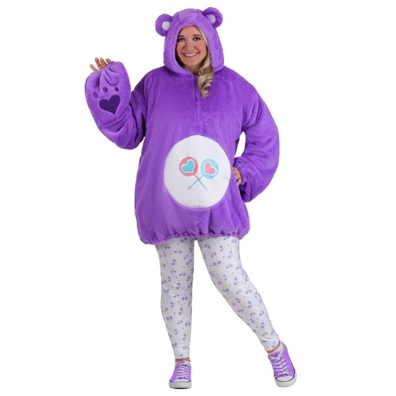 Plus Care Bears Deluxe Share Bear Hoodie Costume for Women