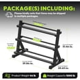 thumbnail image 3 of HANDBODE 3-Tier Dumbbell Rack, Heavy Duty, 1000 lb Capacity, Holds 5-125 lb Dumbbells, 3 of 9