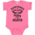 thumbnail image 3 of Inktastic Handpicked for Earth by My Pappy in Heaven with Angel Wings Boys or Girls Baby Bodysuit, 3 of 5