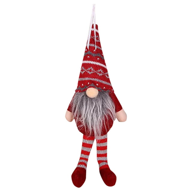 Little Christmas Trees for Decoration Christmas Decorations Creative Sitting Posture Forest Doll Doll Christmas Tree Pendant Doll Pendant White Christmas Decorations for Tree