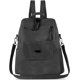 thumbnail image 1 of Mochila para mujer, impermeable, antirrobo, ligera, de piel sintética, moderna, para viajes, multiusos, convertible, bolso de hombro, bolso de mano, mochila, 1 of 4