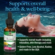 Natures Answer Hyssop Herb Supplement with Organic Alcohol - 1 fl oz