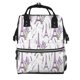 thumbnail image 1 of Disketp Lavender Flowers Mochila de Pañales de Gran Capacidad con Múltiples Bolsillos, Mochila de Viaje Multifuncional para Bebé, Unisex, Moderna y Resistente, 1 of 6