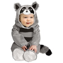 FunWorld Halloween Baby Raccoon Animal Costume for Kids, Toddler Size ...