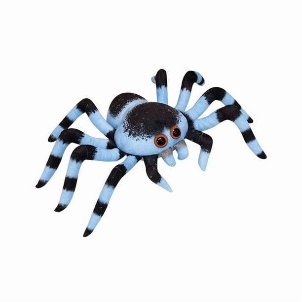 Muñeca de peluche con dibujos animados de peluche, araña colorida, 20 cm