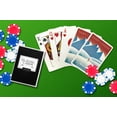 thumbnail image 3 of Banff, Canada, Skier In the Mountains, Litho, Lantern Press, Premium Playing Cards, 52 Card Deck with Jokers, USA Made, 3 of 5