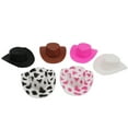 thumbnail image 5 of Cowboy Hat for Crafts Hat Western Hat for Decorating Miniature Dolls Hat Toy Party Hat Cowgirl Hat 5/10PCS, 5 of 8