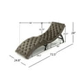 thumbnail image 2 of Chaise Lounge Chair Indoor,Classic Fashion Recliner with Solid Metal Foot,Couches for Living Room,Grey, 2 of 7