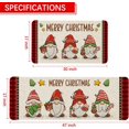 thumbnail image 4 of Merry Christmas Kitchen Mats Set of 2, Anti Fatigue Waterproof Stain Resistant Floor Rug Red Gnome Decorative Non Slip Cushioned Floor Mat - 17x29 and 17x47 Inch, 4 of 6