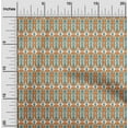 thumbnail image 2 of oneOone Cotton Poplin Orange Fabric Geometric Sewing Craft Projects Fabric Prints By Yard 56 Inch Wide, 2 of 5