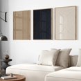 thumbnail image 4 of Póster de línea beige y negro simple, arte abstracto neutro moderno, impresión de arte de pared, galería, pintura en lienzo, decoración del hogar para sala de estar, 4 of 5