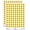 Yellow, variant on Roman Cross with Vines in Background Christianity Holy 200+ Round Stickers - Matte Finish - 0.50" Size - Yellow