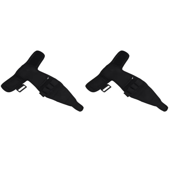 2X Apoyo Guantes de Dedo Entrenamiento de Mano Hemiplejia de Golpe de Puño Anciano [Mano Sola] - Negro