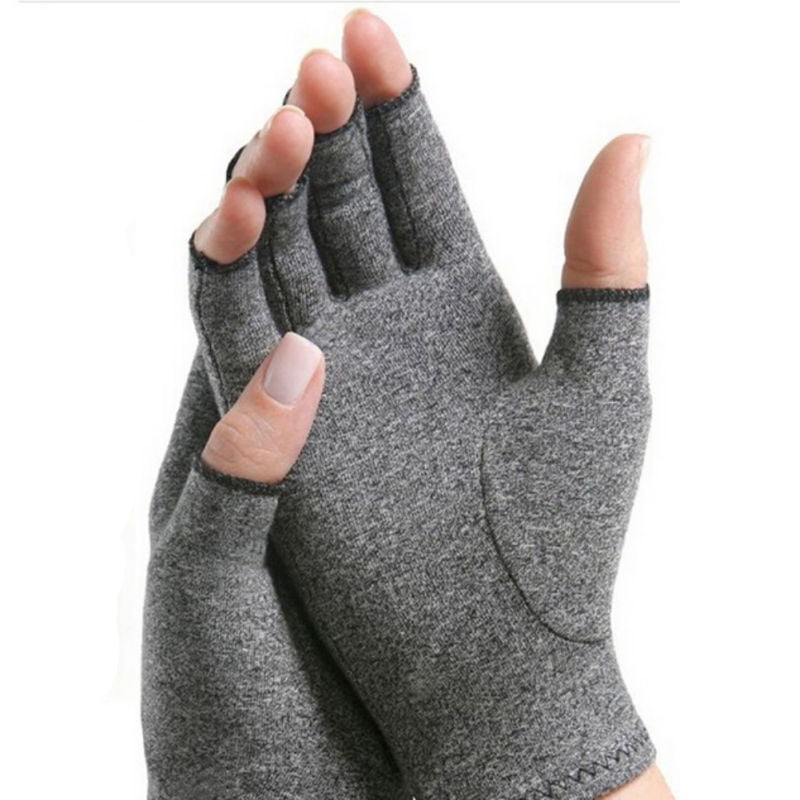 Arthritis Gloves with Grips Textured Open Finger Compression Hand
