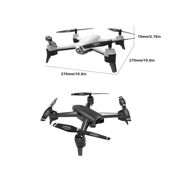 Methold Drone plegable con cámara de alta definición para cámara de disparo multiángulo Drone WiFi Drone RC Drone Accesorios para drones aéreos