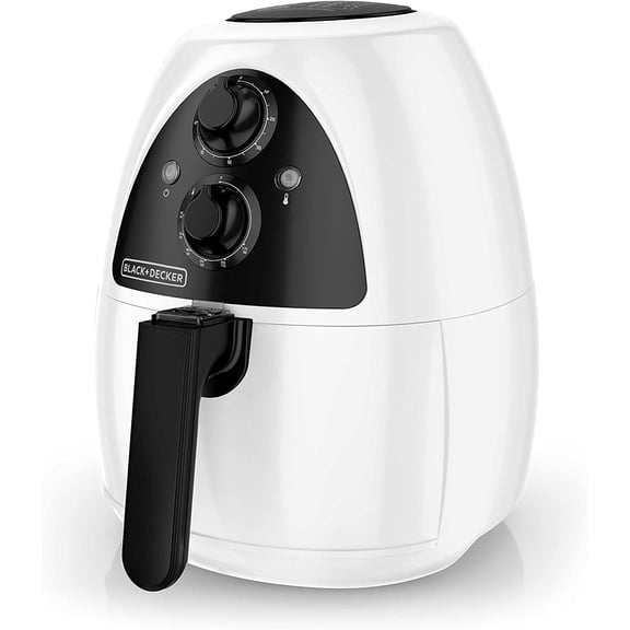Purify 2-Liter Air Fryer, White/Black