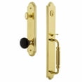 thumbnail image 3 of Grandeur Arc Single Cylinder Handleset with F Grip and Coventry Knob, 3 of 5