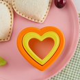 thumbnail image 3 of Green+Orange Kids Sandwich Cutter Bread Mold Cute Sandwich Cutter Perfect For Y8 Q1G9, 3 of 9
