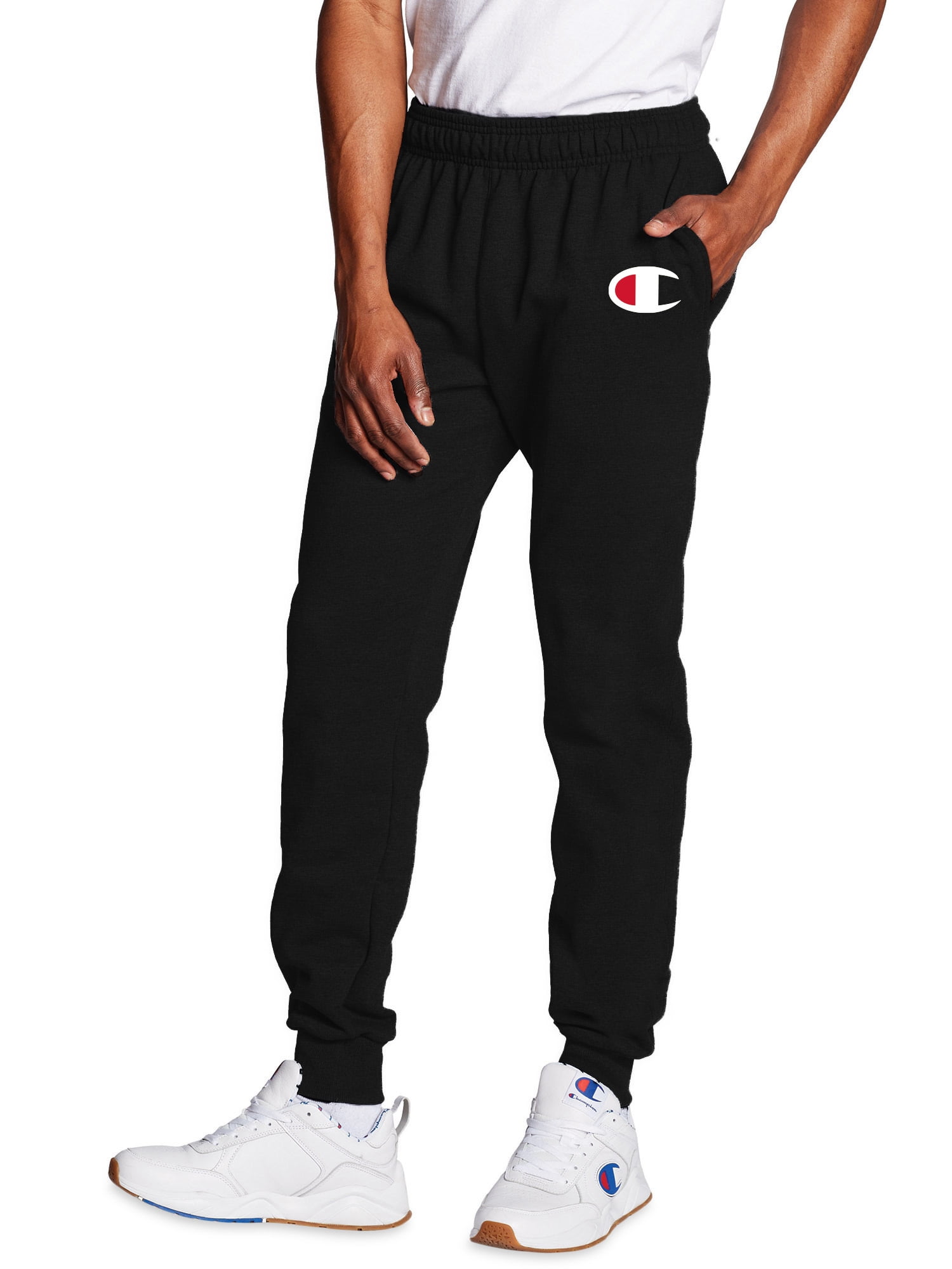 champion joggers big logo