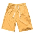 thumbnail image 3 of ¡Liquidación de verano! Pantalones cortos Honeeladyy de manga corta para niños con cordón ajustable, estampados para el hogar, conjunto deportivo de verano de dos piezas para hombre y mujer (naranja,, 3 of 4