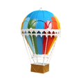 thumbnail image 4 of 2 Adornos de Globo de Aire Caliente de Estilo Retro de Metal para Colgar en La Puerta, Decoración Artística, Accesorios para Fotos, Colgante para El y Macarena Escultura de globo aerostático, 4 of 8