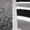 thumbnail image 5 of Black Contemporary Bordered 4x6 Area Rug Rugs Modern Carpet - Actual Size 3' 7" x 5' 2", 5 of 6