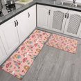 thumbnail image 2 of Princess Mushroom Castle Pattern Kitchen Rugs Sets Of 2,Anti Fatigue Kitchen Mat Rugs Non Slip Washable,Decorative Kitchen Floor Mats for Kitchen,Sink,Laundry,17"x30"+17"x47", 2 of 7