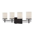 thumbnail image 2 of 4 Light Bath Bar-Transitional Style With Craftsman And Nautical Inspirations-9 Inches Tall By 28.5 Inches Wide-English Bronze Finish Savoy House, 2 of 3