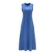 thumbnail image 2 of Vestido largo de verano para mujer, moda, ropa suave, vestido de cuello redondo para vacaciones. M, 2 of 7