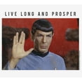 thumbnail image 2 of Women's Star Trek: The Original Series Spock Live Long and Prosper  Graphic Tee White Medium, 2 of 4