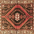 thumbnail image 1 of Ahgly Company Indoor Square Persian Brown Traditional Area Rugs, 6' Square, 1 of 4