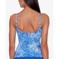 thumbnail image 3 of Lauren Ralph Lauren Women's Blue Underwire Tummy Control Tankini Top Size 8, 3 of 4