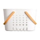 thumbnail image 2 of Cesta de Almacenaje Ganfancp para Baño con Marco Cesta de Ducha Portátil, 2 of 6