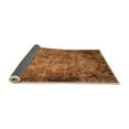 thumbnail image 2 of Ahgly Company Indoor Square Oriental Orange Industrial Area Rugs, 4' Square, 2 of 4
